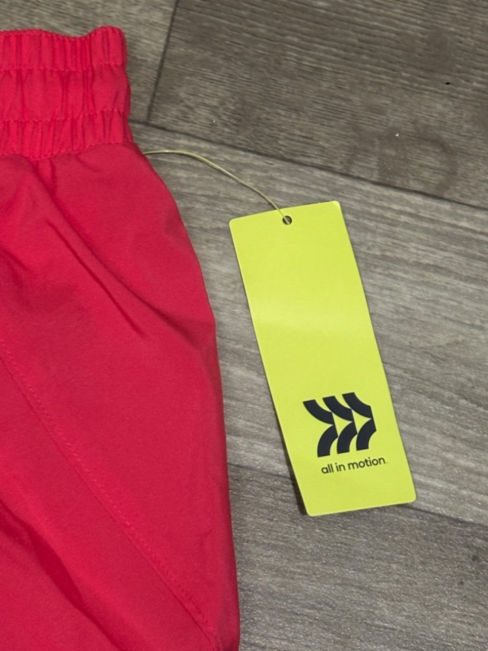 All In Motion Women's Woven Mid-Rise Run Shorts Vibrant Pink - Picture 5 of 16